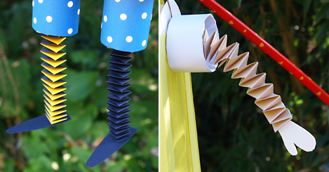 Baumelbeine und Baumelarm ... für die Pippi Langstrumpf Laterne Baumelbeine und Baumelarm ... für die Pippi Langstrumpf Laterne