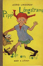 Pippi Lngstrump gr om Bord - Schwedische Erstausgabe von 1946