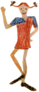 Astrid Lindgrens erstes Bild von Pippi Langstrumpf Astrid Lindgrens erstes Bild von Pippi Langstrumpf
